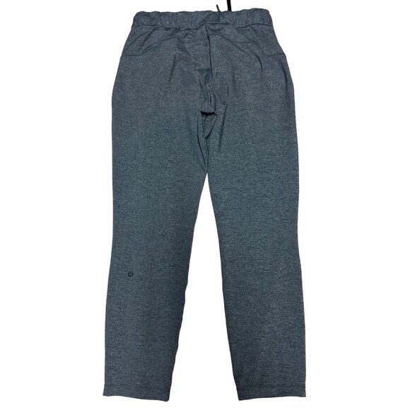 Lululemon On The Fly Pant *28"‎ Heathered Black Gray Stretch Mid Rise Sz 6 Women - Picture 7 of 7